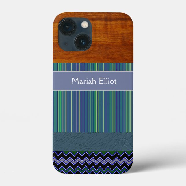 Coques Case-Mate iPhone collage de bandes personnalisables (Verso)