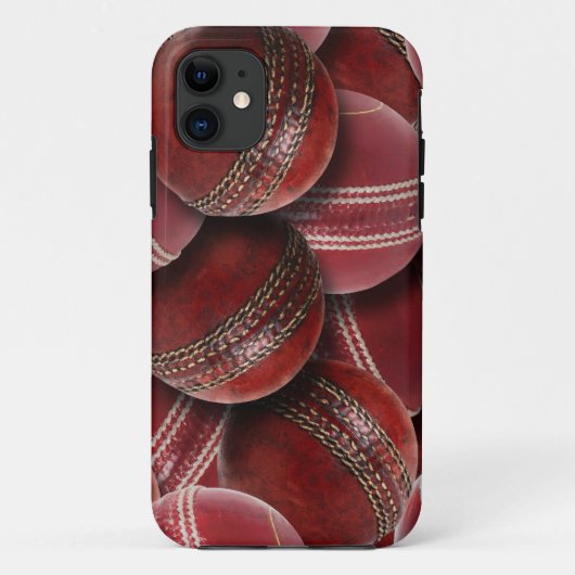 Coques Case-Mate iPhone Collage de boules de cricket (Dos)