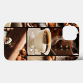 Coques Case-Mate iPhone Collage de café (Verso (horizontal))