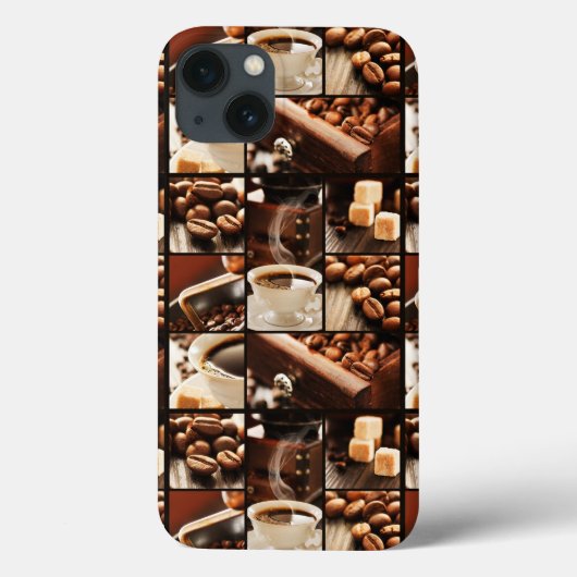 Coques Case-Mate iPhone Collage de café (Verso)