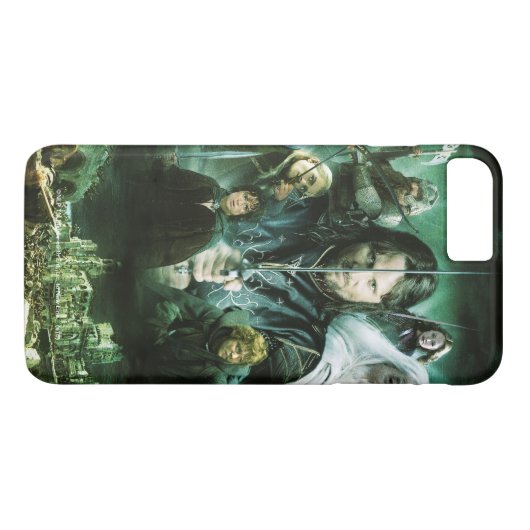 Coques Case-Mate iPhone Collage de caractères (Dos (Horizontal))