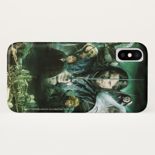 Coques Case-Mate iPhone Collage de caractères (Dos (Horizontal))