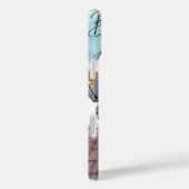 Coques Case-Mate iPhone Collage de citations pastel (Verso / Droite)