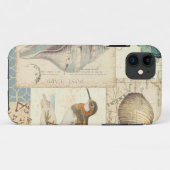 Coques Case-Mate iPhone Collage de coquillage (Dos (Horizontal))