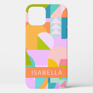 Case-Mate iPhone Case Collage de formes géométriques colorées personnali
