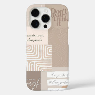 Coques iPhone 16 Pro Collage de motivation