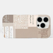 Coques Case-Mate iPhone Collage de motivation (Verso (horizontal))