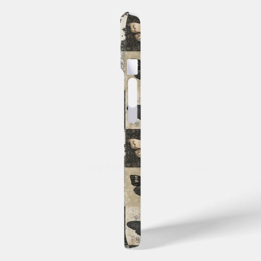 Coques Case-Mate iPhone Collage de papillon et de papillon (Verso / Gauche)