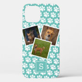 Coques Case-Mate iPhone Collage de photos d'animaux à empreinte de patte M (Verso)