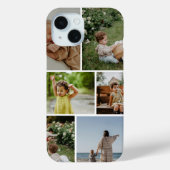 Coques Case-Mate iPhone Collage de photos de famille simple 6 (Verso)