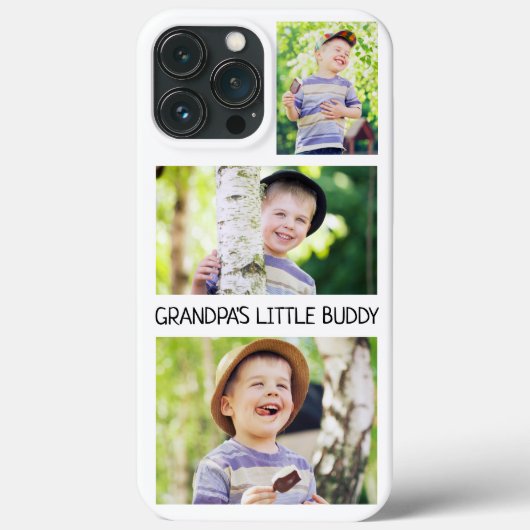 Coques Case-Mate iPhone Collage de photos de petits-enfants pour Papy (Verso)