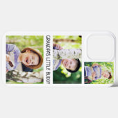 Coques Case-Mate iPhone Collage de photos de petits-enfants pour Papy (Verso (horizontal))
