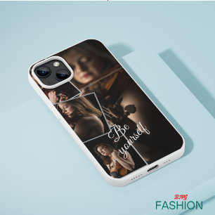 Coques iPhone 16 Collage de photos esthétique beige vintage classiq
