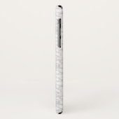 Coques Case-Mate iPhone Collage de photos familiales Monogramme | Marbre à (Dos/Gauche)