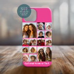Coque Pour iPhone 15 Collage de photos Instagram Jusqu'à 14 photos rose<br><div class="desc">Un design avec un arrière - plan coloré. Utilisez jusqu'à quatorze photos carrés pour créer un cadeau unique et personnel. Si vous avez besoin d'ajuster les images,  cliquez sur l'outil personnaliser pour apporter des modifications.</div>
