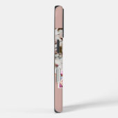Coques Case-Mate iPhone Collage de photos nom rose gold blush (Verso / Droite)