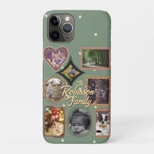 Case-Mate iPhone Case Collage de photos personnalisé de la famille rétro
