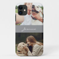 Collage de photos pour animaux de compagnie Gris
