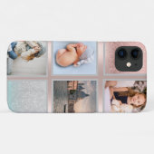 Coques Case-Mate iPhone Collage de photos Rose Gold (Dos (Horizontal))