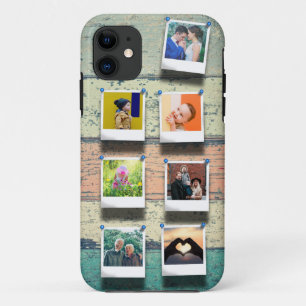 Case-Mate iPhone Case Collage de photos sur mesure 7 Vintages planches e