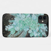 Coques Case-Mate iPhone Collage de poutres vert (Dos (Horizontal))