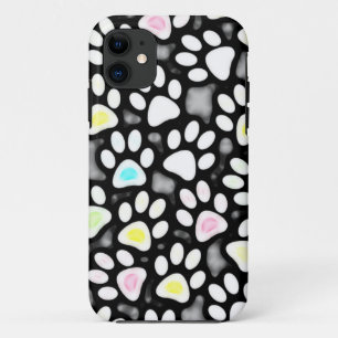 Coques Pour iPhone Collage d'empreintes de pattes