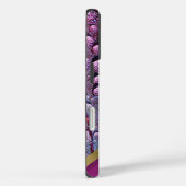 Coques Case-Mate iPhone Collage des gouttes de pluie Monogramme (Verso / Droite)