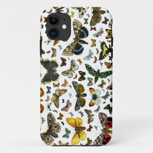Coques Case-Mate iPhone Collage des papillons de nuit et des papillons de (Dos)