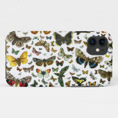 Coques Case-Mate iPhone Collage des papillons de nuit et des papillons de (Dos (Horizontal))