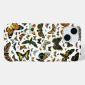 Coques Case-Mate iPhone Collage des papillons de nuit et des papillons de (Verso (horizontal))