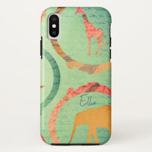 Case-Mate iPhone Case Collage Elephant & Giraffe