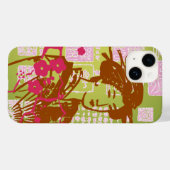 Coques Case-Mate iPhone Collage en Asie vintage (Verso (horizontal))