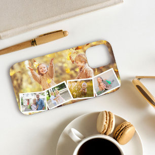 Case-Mate iPhone Case Collage horizontal en zigzag de 5 photos multiples