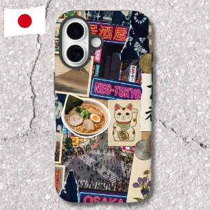 Coques iPhone 16 Collage Japancore Culture Alimentaire Japonaise Ar