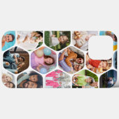Coques Case-Mate iPhone Collage Multi Photo Motif Hexagone Simple Moderne (Verso (horizontal))