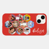 Coques Case-Mate iPhone Collage Multi Photo Simple Moderne Personnalisé (Verso (horizontal))