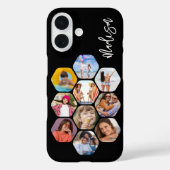 Coques Case-Mate iPhone Collage Multi Photo Simple Moderne Personnalisé (Verso)