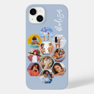 Coque Pour iPhone 14 Plus Collage Multi Photo Simple Moderne Personnalisé