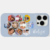 Coques Case-Mate iPhone Collage Multi Photo Simple Moderne Personnalisé (Verso (horizontal))