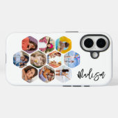 Coques Case-Mate iPhone Collage Multi Photo Simple Moderne Personnalisé (Verso (horizontal))