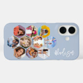 Coques Case-Mate iPhone Collage Multi Photo Simple Moderne Personnalisé (Verso (horizontal))