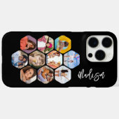 Coques Case-Mate iPhone Collage Multi Photo Simple Moderne Personnalisé (Verso (horizontal))