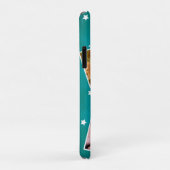 Coques Case-Mate iPhone Collage photo de famille Turquoise amusante (Dos/Droite)