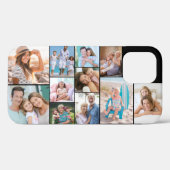 Coques Case-Mate iPhone Collage photo moderne 11 Photo Black Sideways (Verso (horizontal))