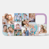 Coques Case-Mate iPhone Collage photo moderne 11 Photo Lilac Sideways (Verso (horizontal))