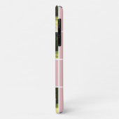 Coques Case-Mate iPhone Collage photo moderne et monogramme rose pâle (Dos/Gauche)