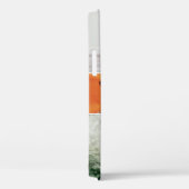 Coques Case-Mate iPhone Collage photo moderne personnalisé Monogramme bleu (Verso / Droite)