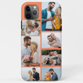 Coques Case-Mate iPhone Collage photo Orange Tendance 7 (Dos)