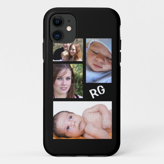 Coques Case-Mate iPhone Collage photo personnalisé (Dos)