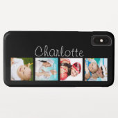 Coques Case-Mate iPhone Collage photo personnalisé (Dos (Horizontal))